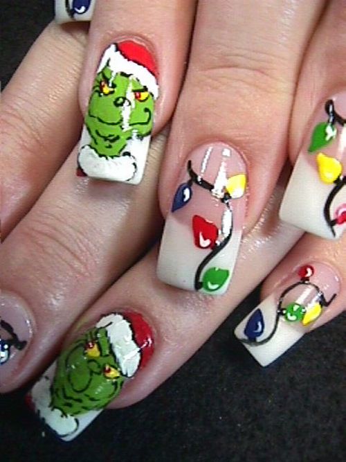 25 Cute as Christmas Nail art Designs! | My Own Little Playground